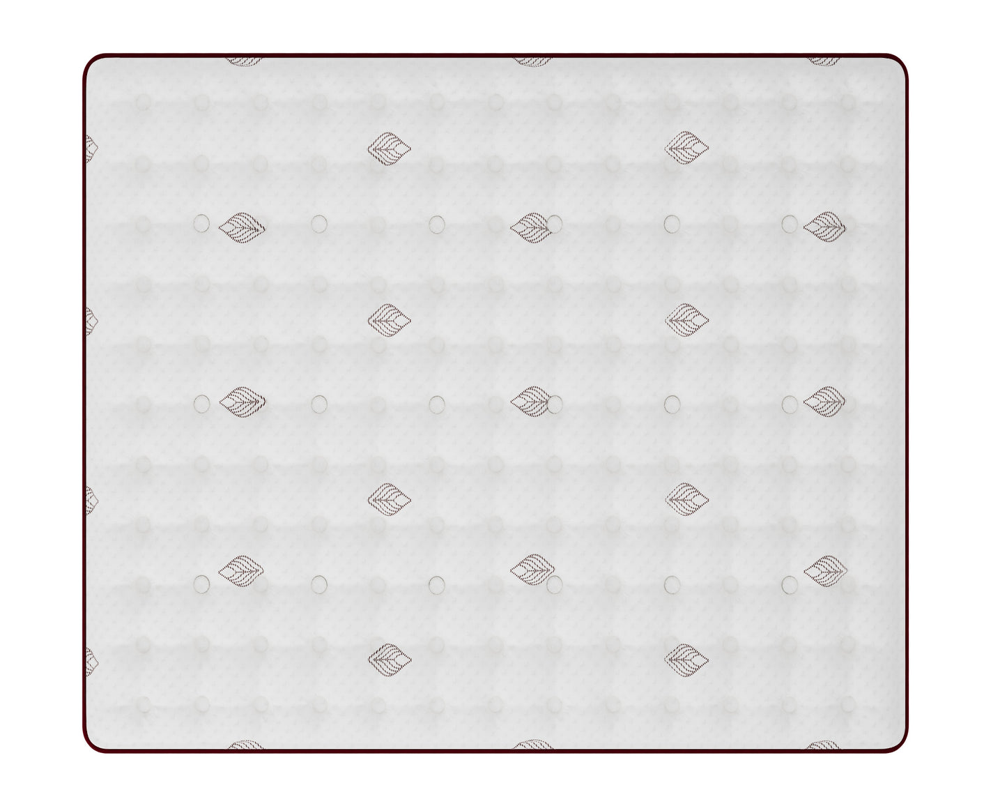 White top view Aireloom Extra Firm Vintage Reverie mattress with subtle pattern on a white background.