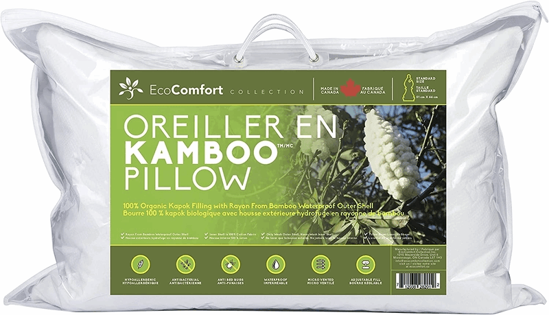 EcoComfort Organic Cotton Pillow - Mattressville