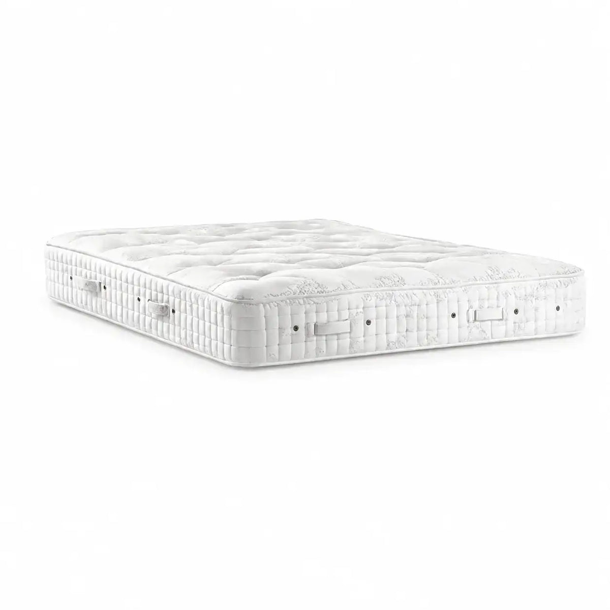 Hypnos Viceroy Two-Sided Sovereign Series tufted mattress shown at an angle on a clean white background.