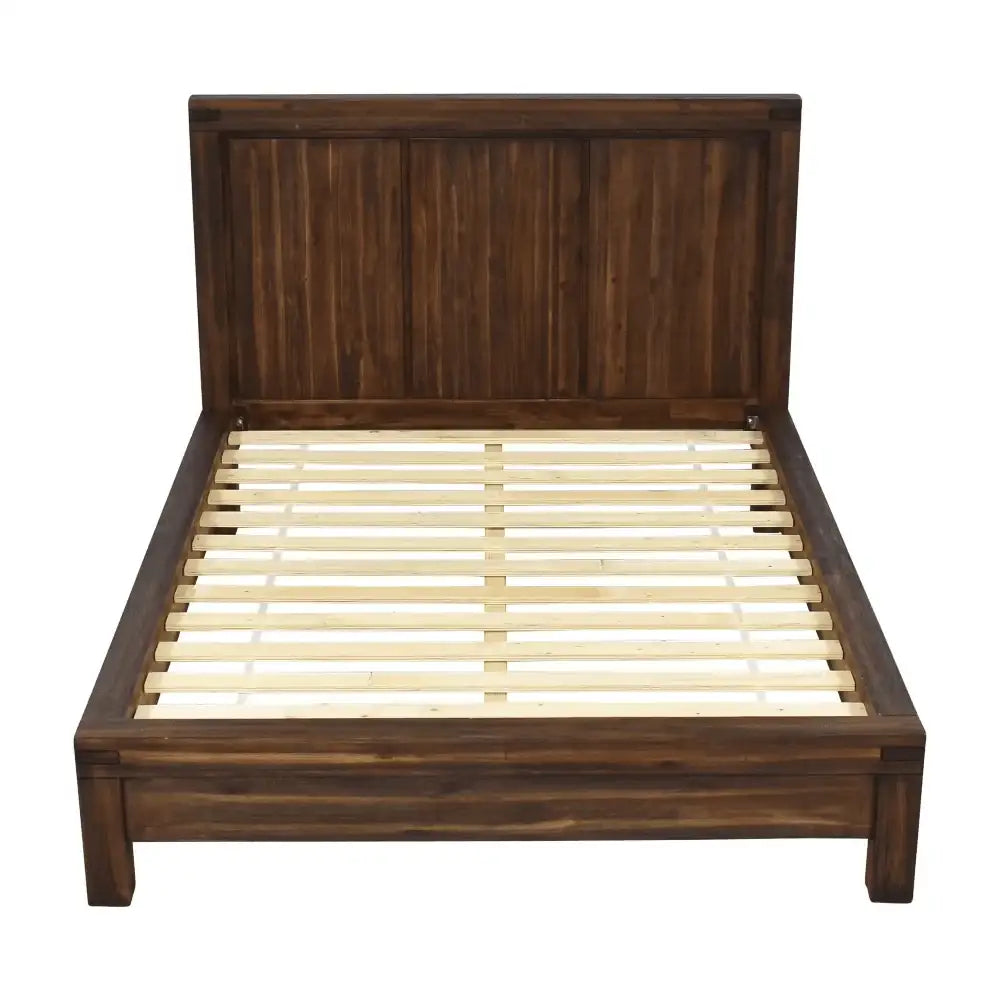 Prague Bourbon Solid Wood Bed - Mattressville