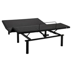 Sealy Reflexion Plus Black adjustable bed frame on a white background