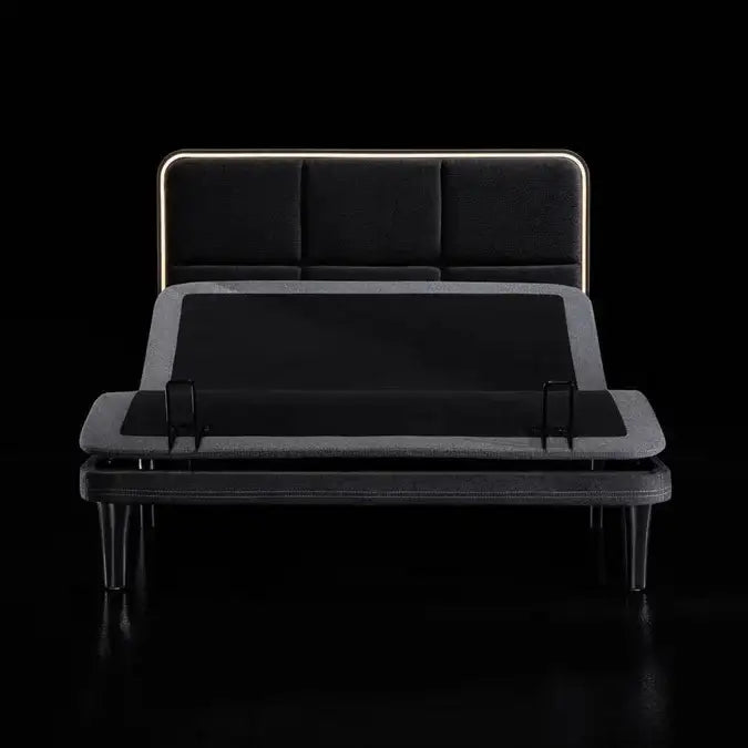 ErgoSportive adjustable bed showing head and foot elevation for pressure relief and improved circulation.