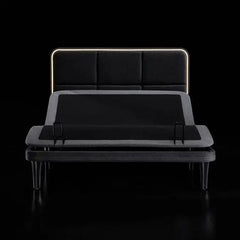 ErgoSportive adjustable bed showing head and foot elevation for pressure relief and improved circulation.