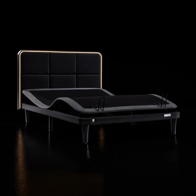ErgoSportive smart adjustable bed in Canada with head and foot articulation for personalized sleep comfort.